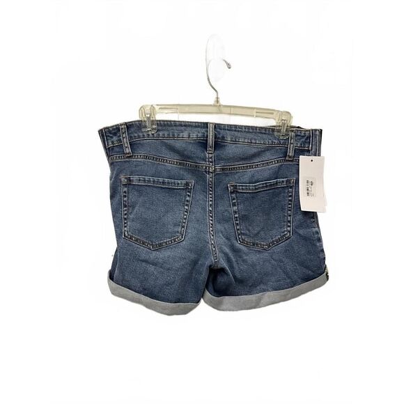 Brand New Isabel Women's Size 4 Maternity Size Expanding Midi Shorts Cuffed Hems - Picture 5 of 10